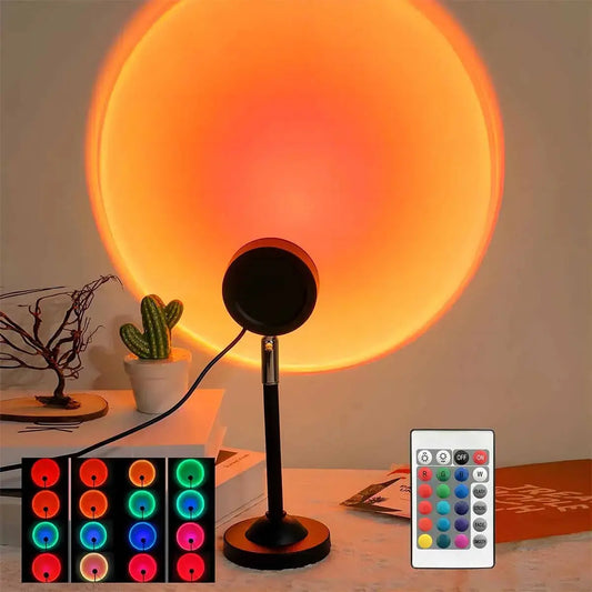Sunset Projection Lamp â RGB Ambient Light, Adjustable Glow â by Nuvue | Nuvue