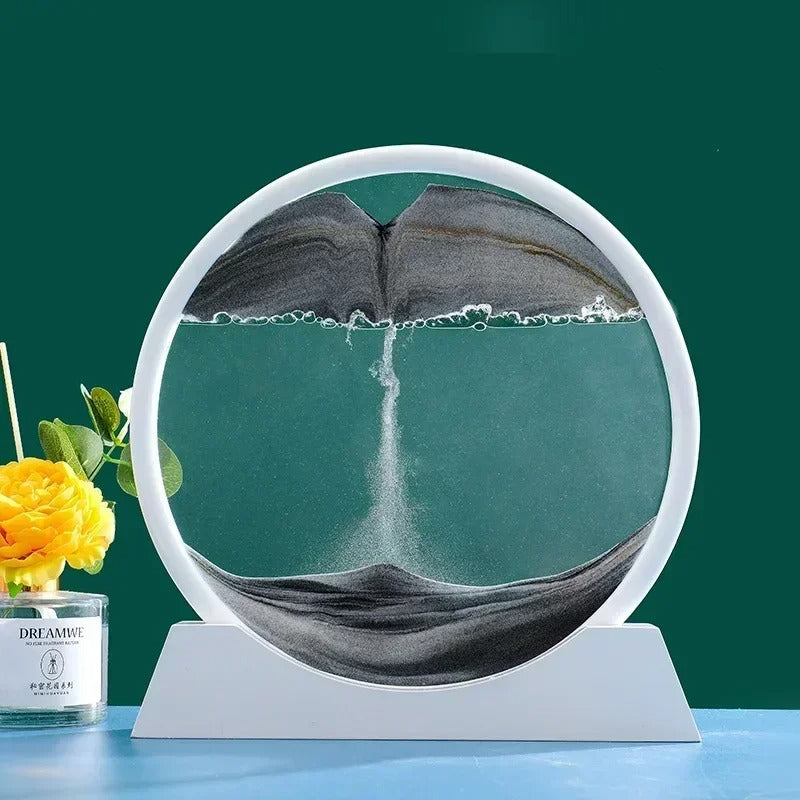 3D Moving Sand Art Picture – Deep Sea Sandscape Hourglass – by Nuvue | Nuvue