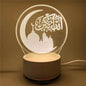 3D LED Islamic Night Light – USB Table Lamp for Muslim Ambience – by Nuvue | Nuvue