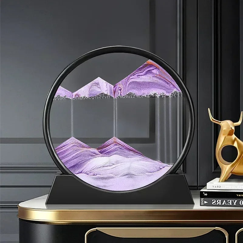 3D Moving Sand Art Picture – Deep Sea Sandscape Hourglass – by Nuvue | Nuvue