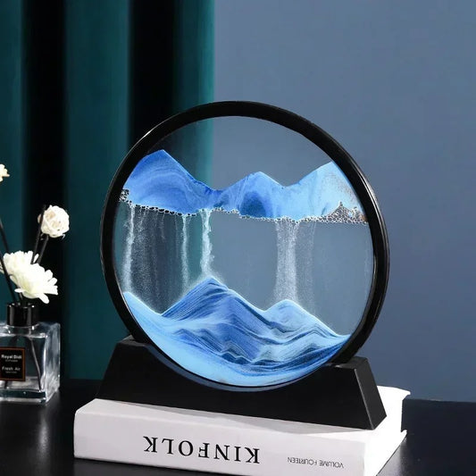 3D Moving Sand Art Picture – Deep Sea Sandscape Hourglass – by Nuvue | Nuvue