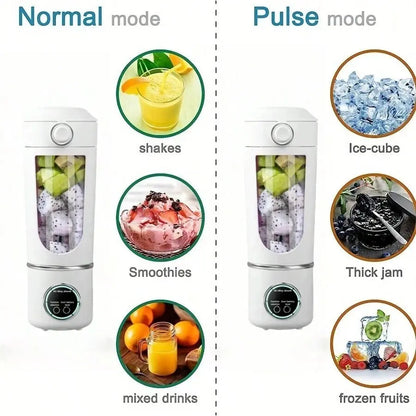 Portable Blender Bottle – USB Smoothie Maker for Travel & Gym – by Nuvue | Nuvue