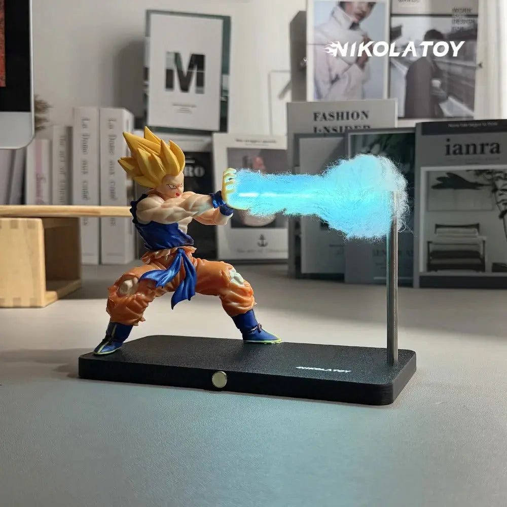 Dragon Ball Son Goku Kamehameha Night Light – Magnetic Desk Decoration – by Nuvue | Nuvue