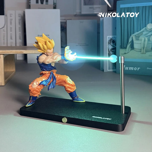 Dragon Ball Son Goku Kamehameha Night Light – Magnetic Desk Decoration – by Nuvue | Nuvue