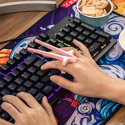 Finger Chopsticks – Snack Holder for Gaming, Laptop, & Video Watching – by Nuvue | Nuvue