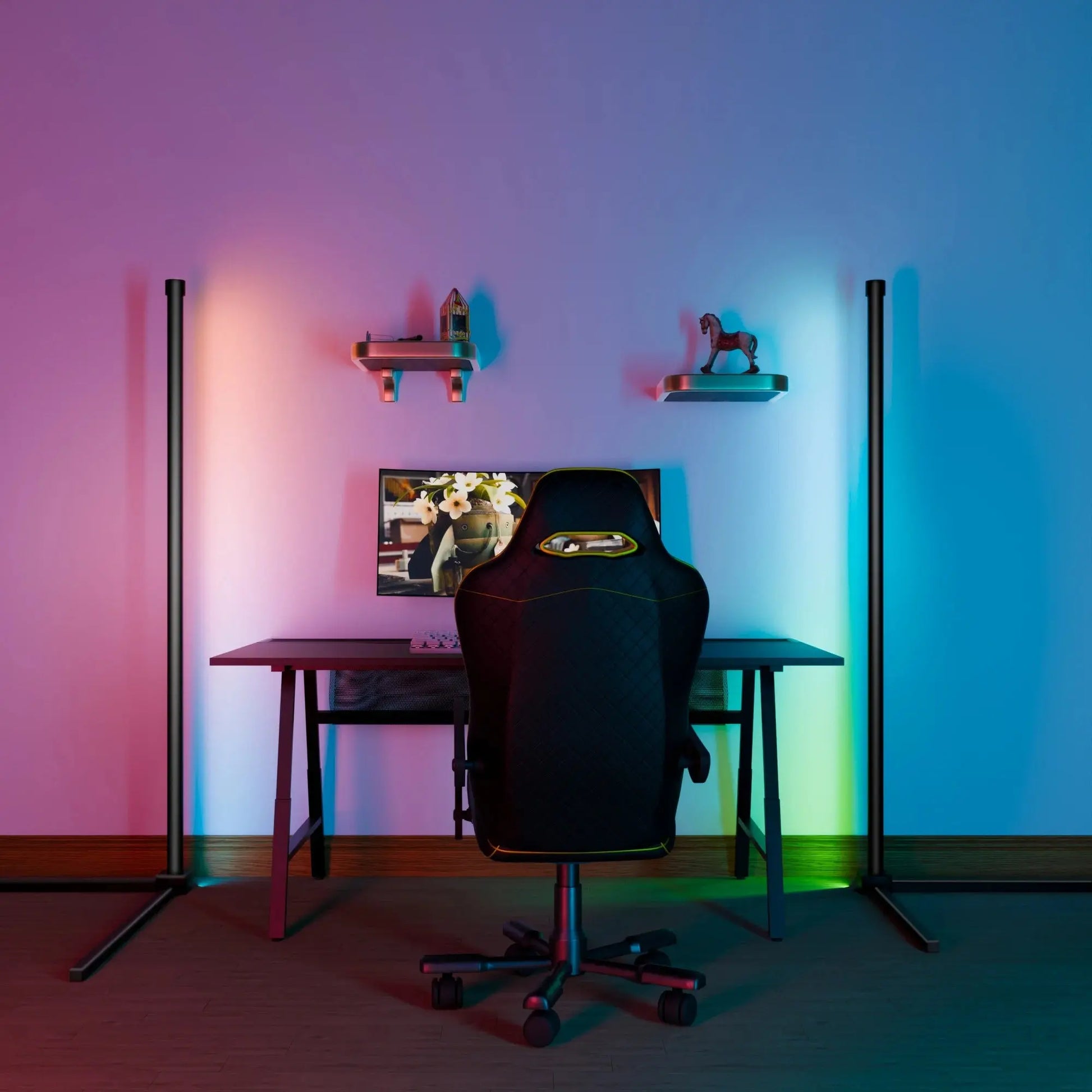 RGB Dream Color Floor Lamp – Adjustable Mood Lighting for Any Room – by Nuvue | Nuvue