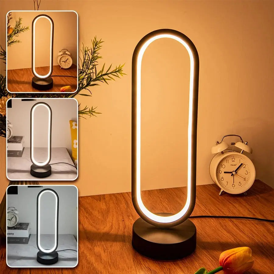 Creative Spiral LED Lamp – RGB Table Light for Bedroom or Desk – by Nuvue | Nuvue
